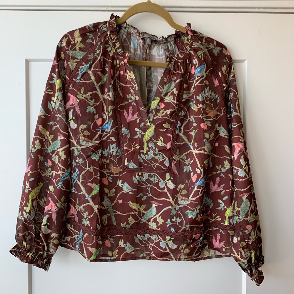 J.Crew Point Sur Ruffle-Neck Popover - Picture 6 of 14